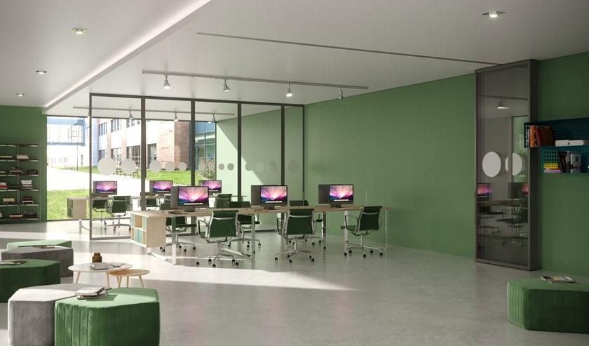 ANAUNIA Складная стенка из алюминия и стекла Freespace sun-id-1502553 - Вид №5