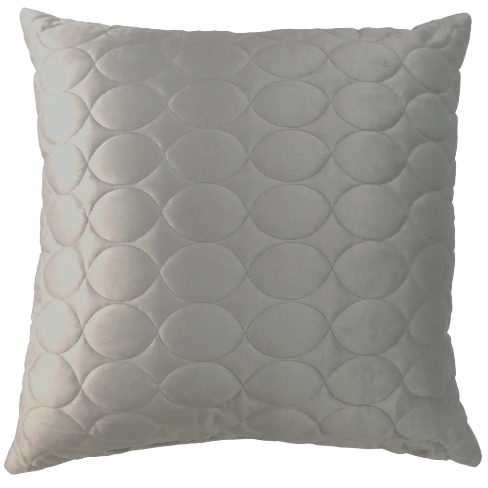 Подушка Овалы 50x50 см цвет серый LINEN WAY STLM-2160448