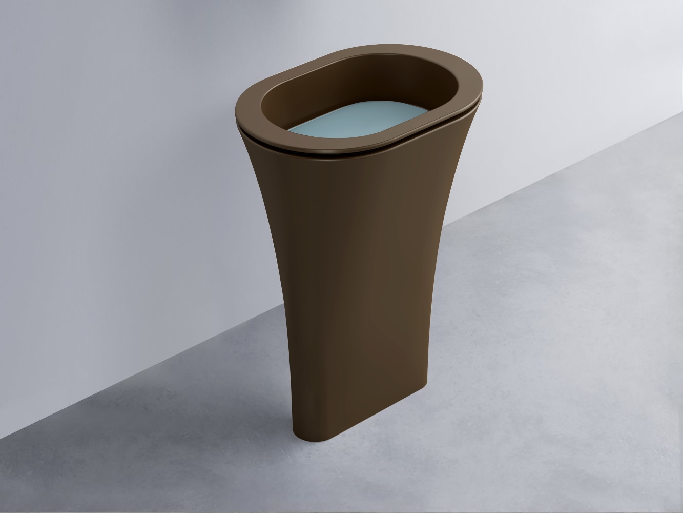 AMLA65-CA+AMPILO-PL+AMCOLO-CA Раковина Amedeo Ovale отдельностоящая cielo Enjoy + Amedeo Ceramica Cielo