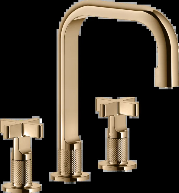 Группа умывальников 58114 735 Gessi Inciso ТЕПЛАЯ БРОНЗА PVD