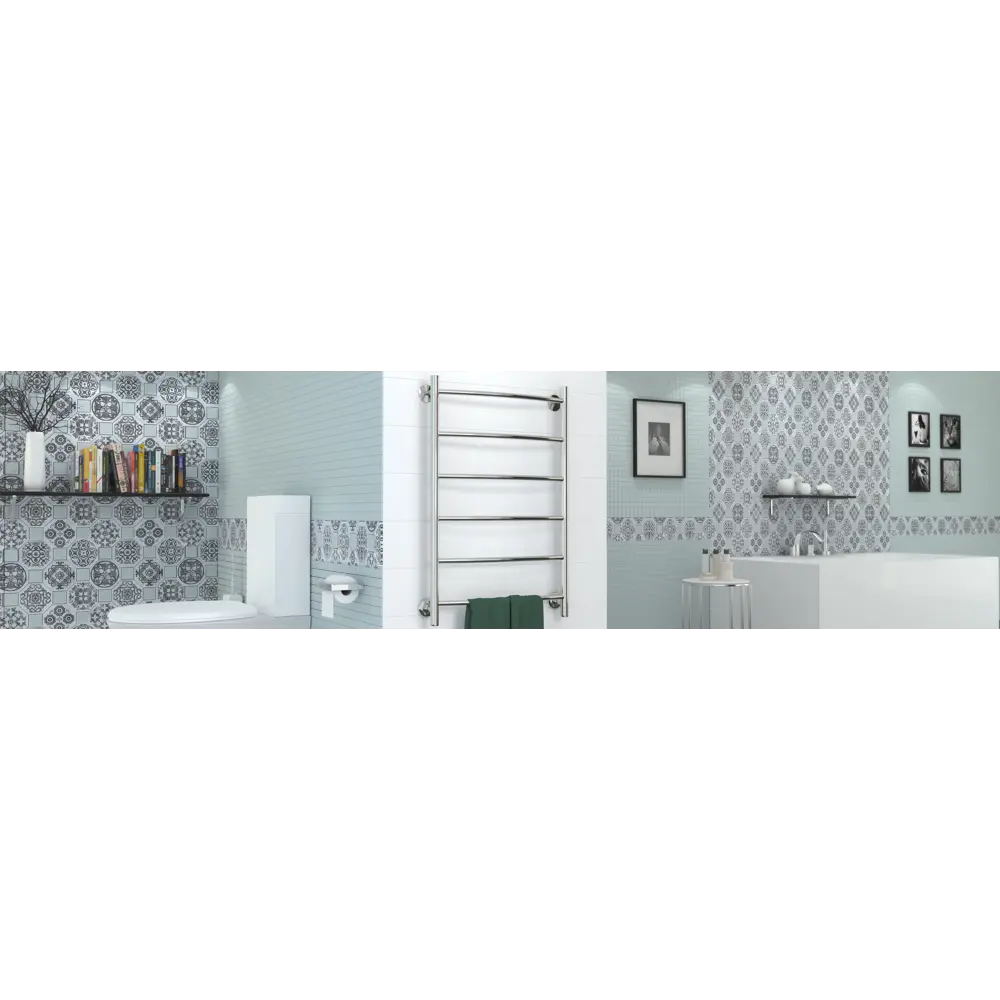 Полотенцесушитель водяной Сунержа ВПС-52П 60x60 мм нержавеющая сталь 3/4" цвет хром STLM-2198825 - Вид №2