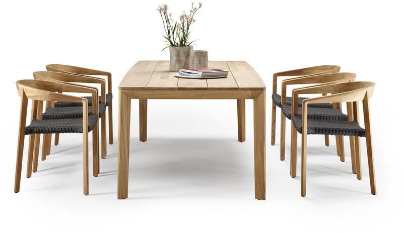 solpuri Прямоугольный обеденный стол из тика Lodge sun-id-1382559 - Вид №2