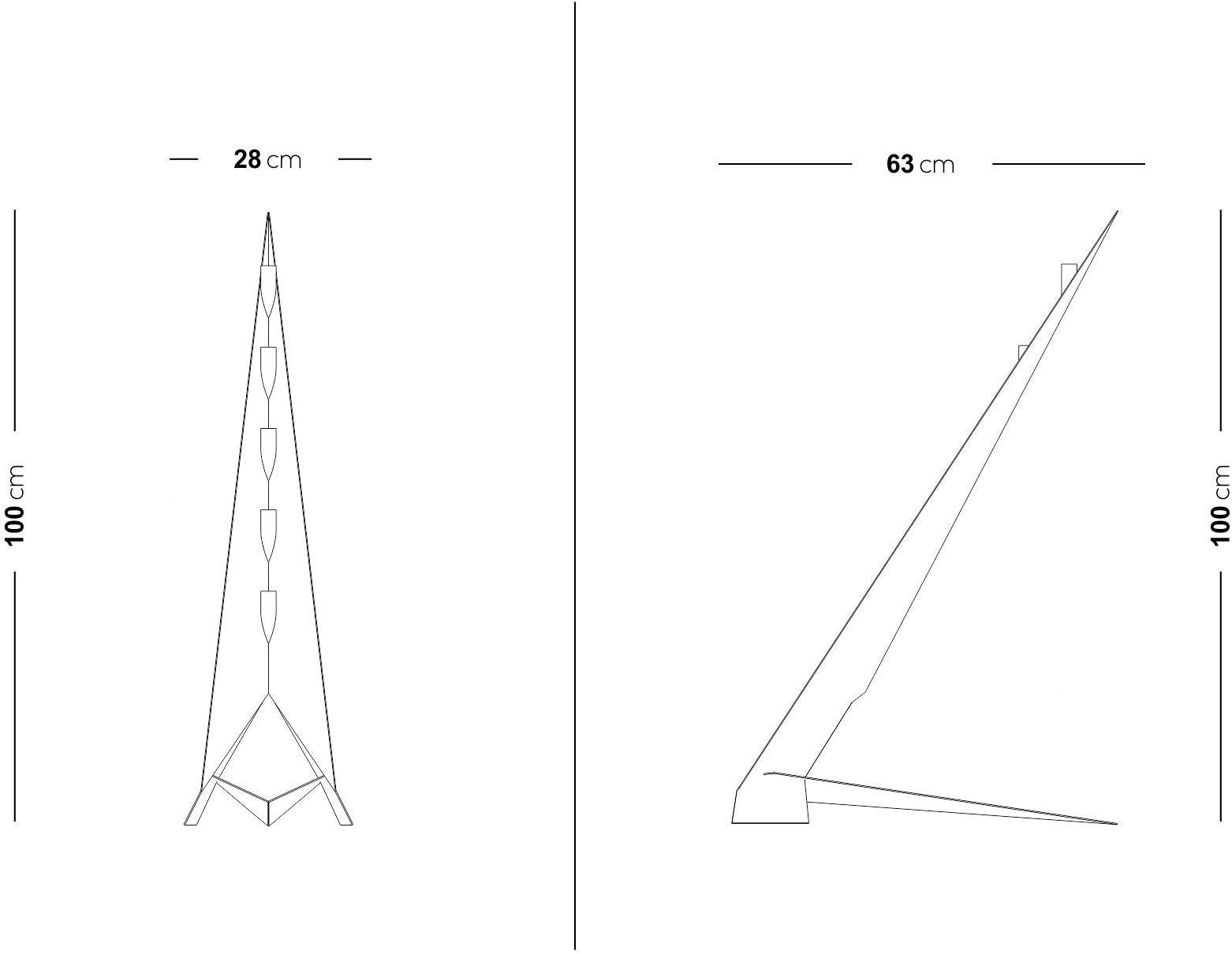 Arpe studio Подсвечник из стали с порошковым покрытием  Clf  - Вид №3