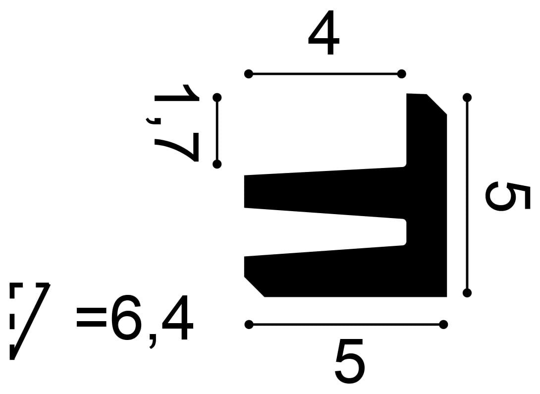 Рамка для непрямого освещения Orac C380 ARCH-00050586 - Вид №1