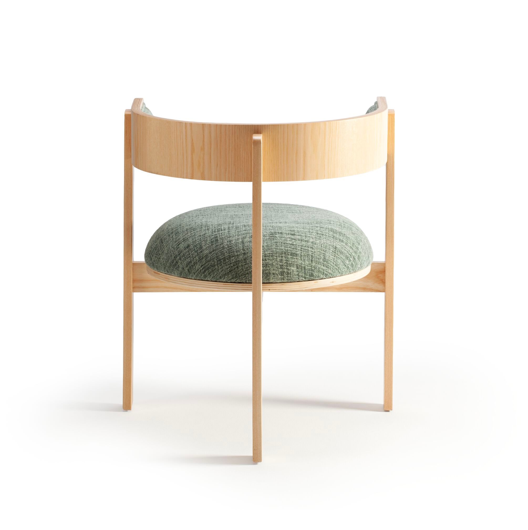 Стул с каркасом из бука и тканевой обивкой Mambo Unlimited Ideas Мулен ARCH-00130515 - Вид №1