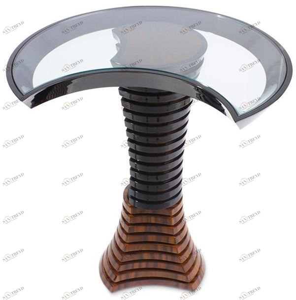 Malabar Журнальный столик из железа и стекла Volute sun-id-1381795