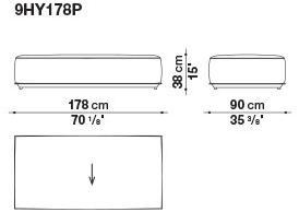 B&B Italia Outdoor Садовый диван из модульной ткани sun-id-1410409 - Вид №33