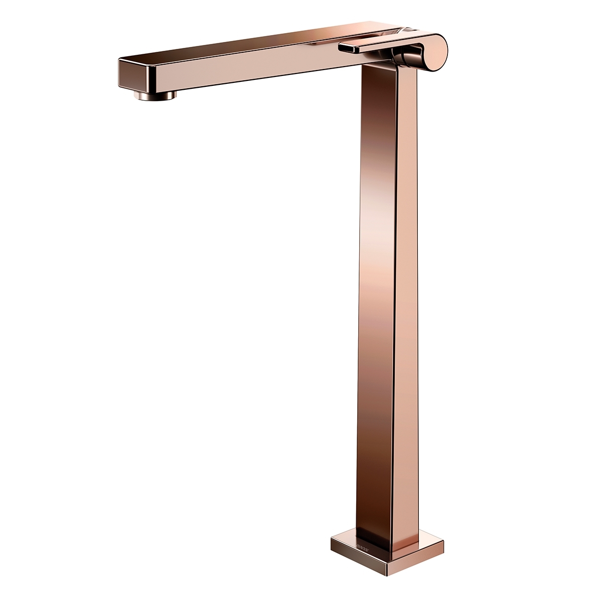 00824830 Смеситель для ванной комнаты 90° высокий излив полированная медь Docol DOCOL STILLO 