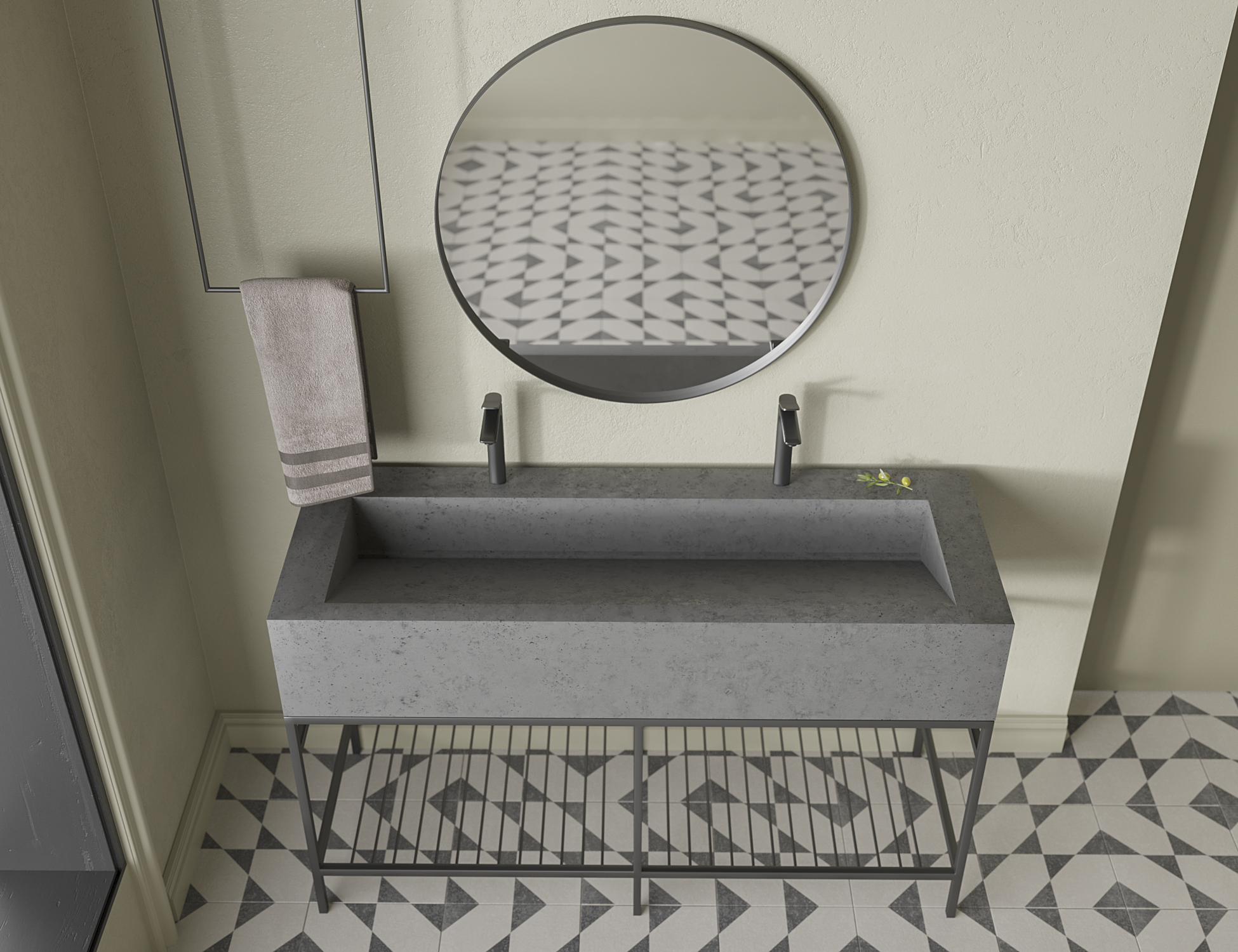 WB-614S Раковина из бетона BET-ON BetOn  - Вид №1