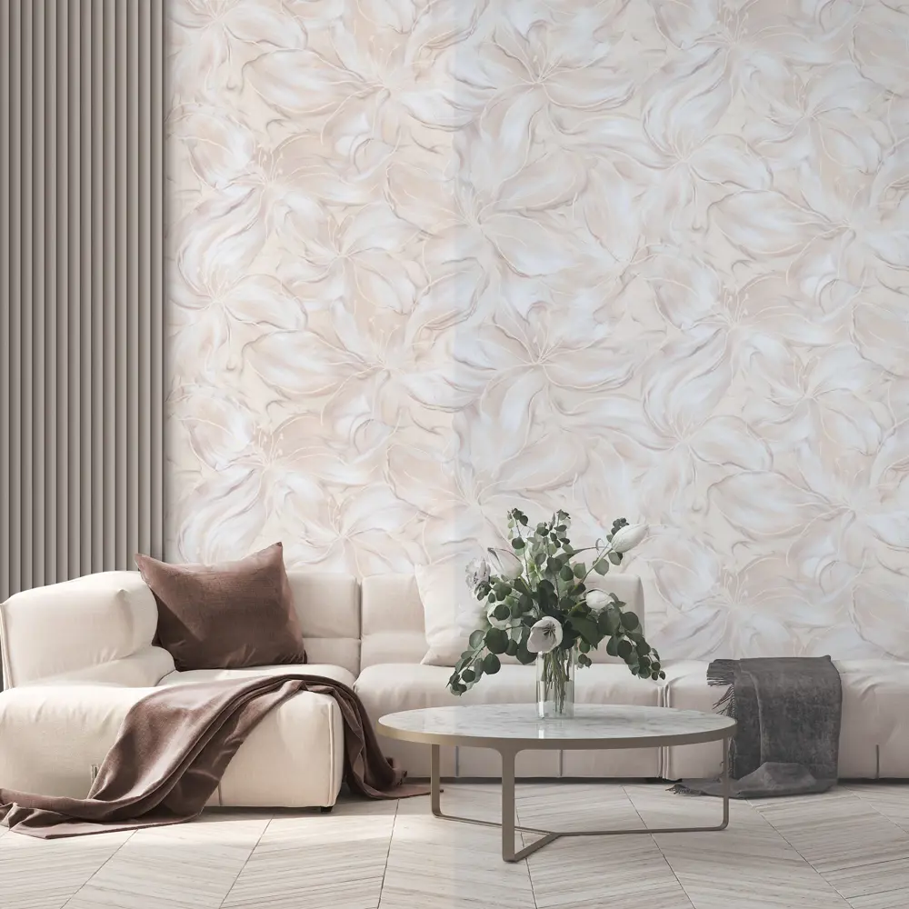 Обои флизелиновые Wallsecret Blanche бежевые 1.06 м 8935-23 89389737 STLM-2154861 - Вид №6