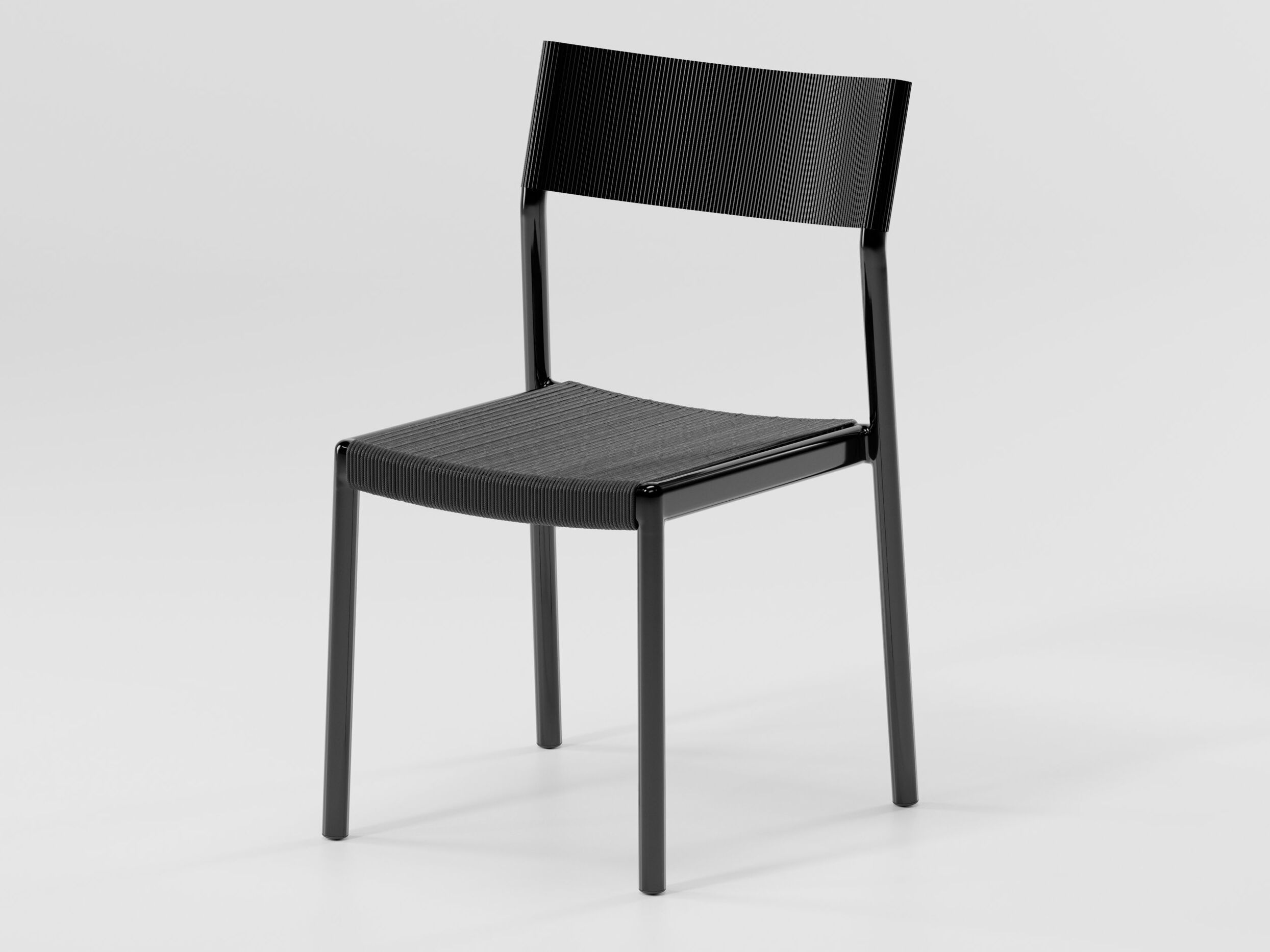 Алюминиевый стул с веревочным сиденьем Kettal Passage ARCH-00140995