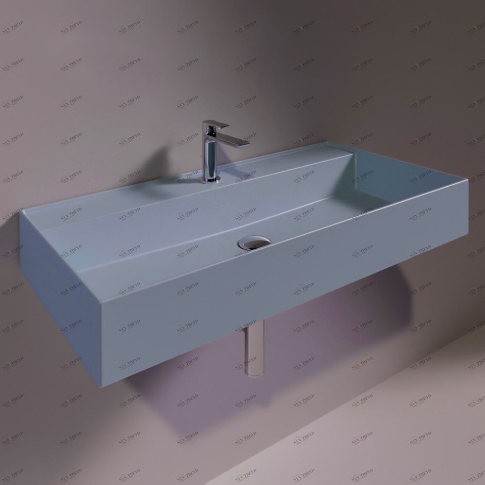 AG91PERVINCAMATT Подвесная раковина настенная прямоугольная Simas Agile