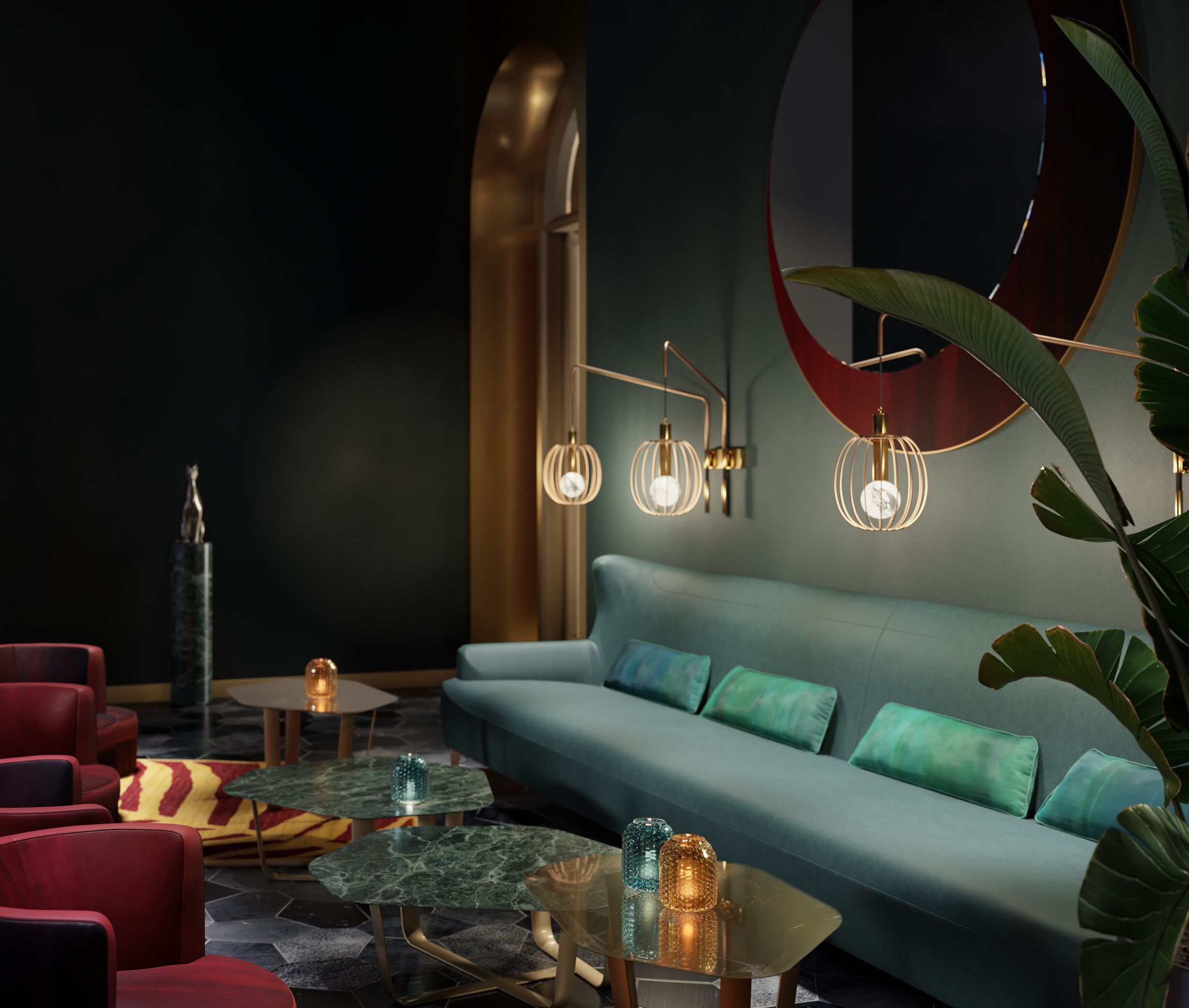 Металлический светодиодный настенный светильник Borzalino ARCH-00021987 - Вид №2