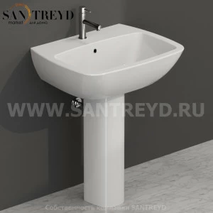 LE005BI Пьедестал 65 см цвет Белая глазурь Globo DAILY Италия