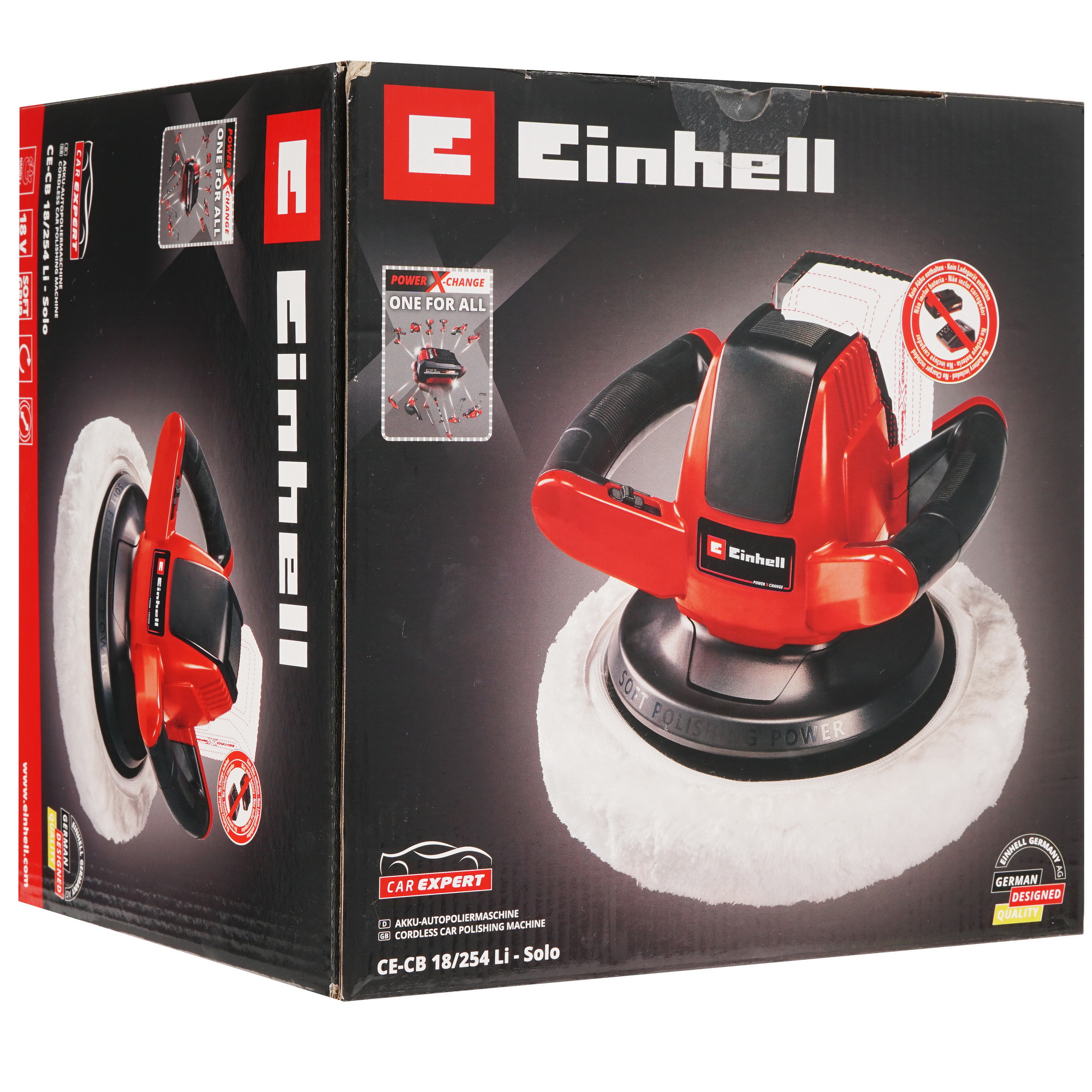 Полировальная машина Einhell CE-CB 18/254 Li-Solo Power X Change 18V  , Без ЗУ, Без АКБ 5308565 STDN-0082319 - Вид №6
