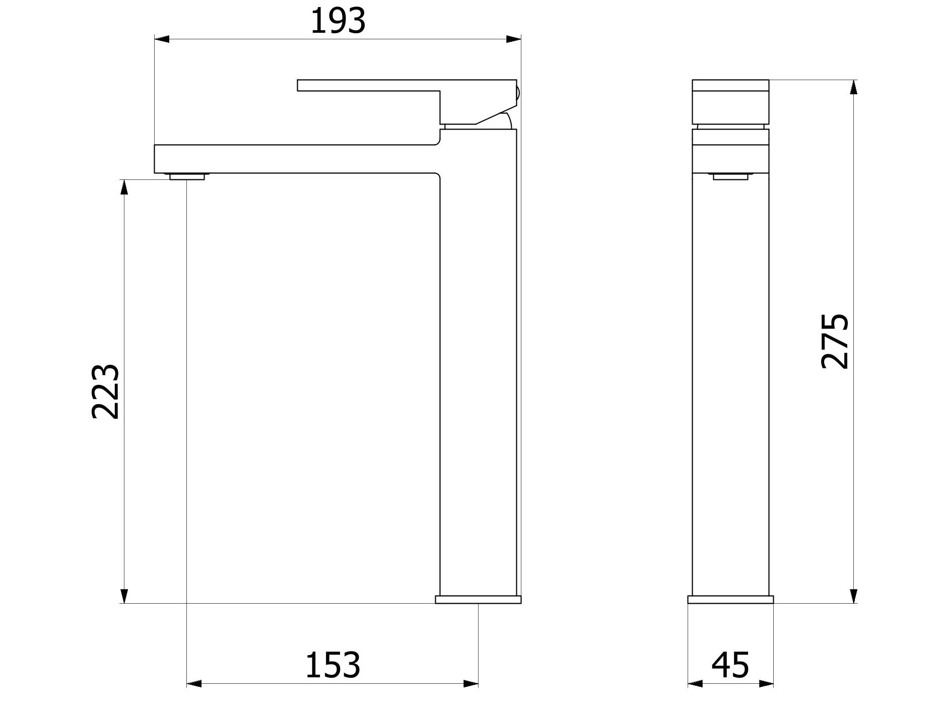 Смеситель для раковины с одним отверстием на высоком этаже IB сердцеед ARCH-00027452 - Вид №10