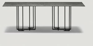 da a Прямоугольный обеденный стол из металла Urushi