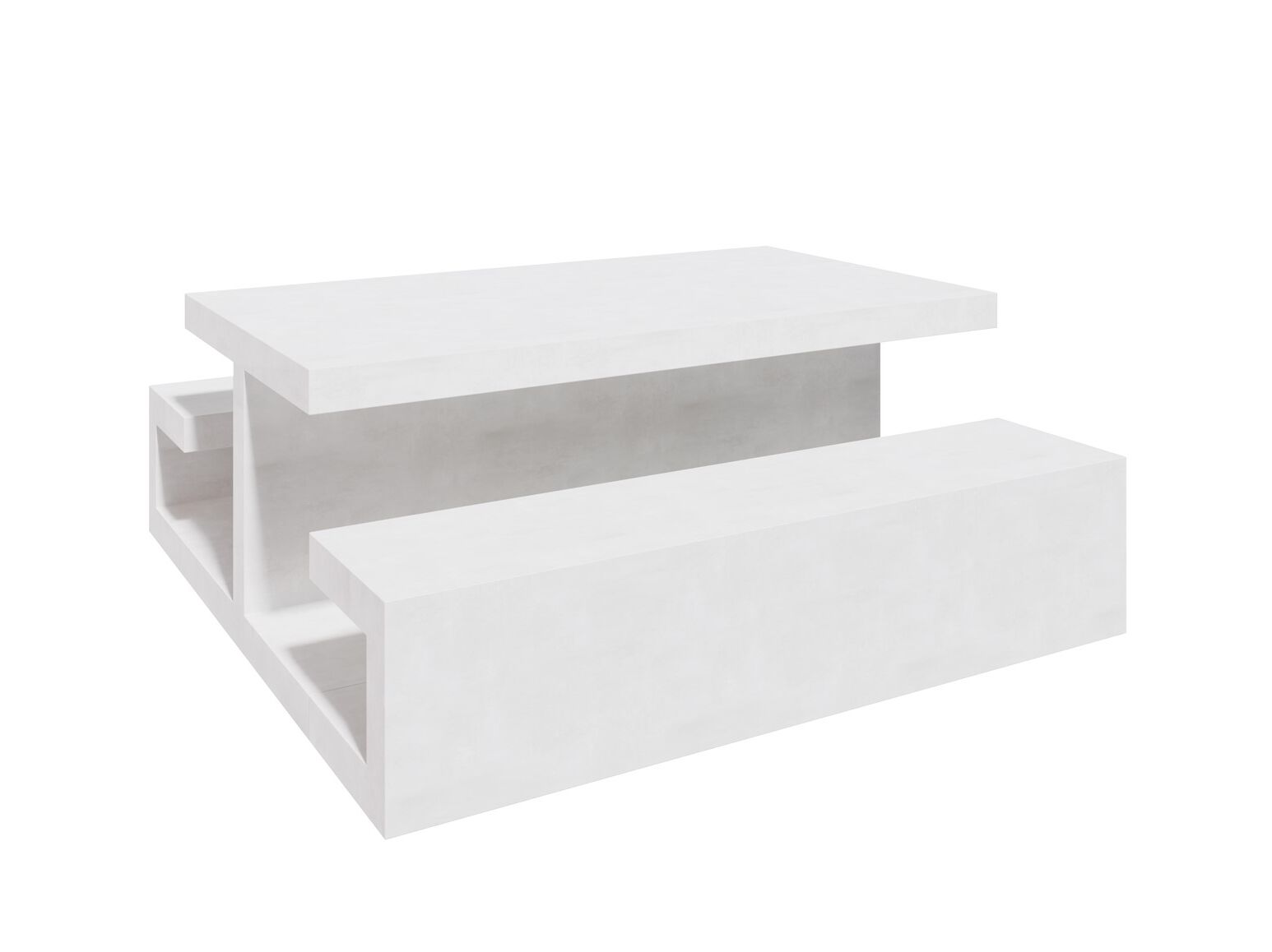 Бетонный стол для общественных мест со встроенными скамейками amop ARCH-00028741 - Вид №1