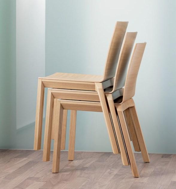 Wiesner-Hager Штабелируемый стул из фанеры  6890-700  - Вид №1