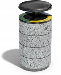 ENCHO ENCHEV - ETE Бетонный мусорный бак для раздельного сбора мусора  249r