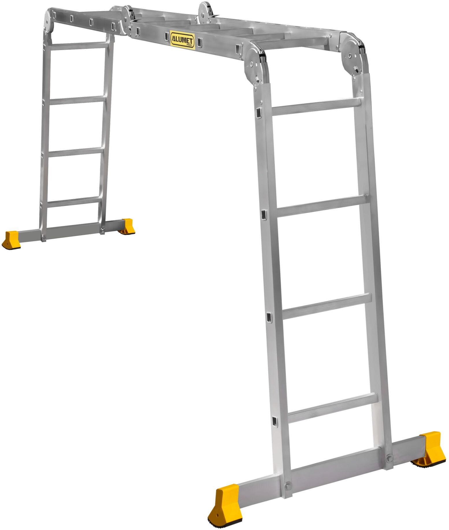 Лестница-трансформер. Профессиональная серия  4 секции по 4 ступени  4*4