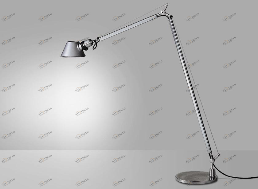 Artemide Регулируемый торшер для чтения из алюминия Tolomeo sun-id-1513788