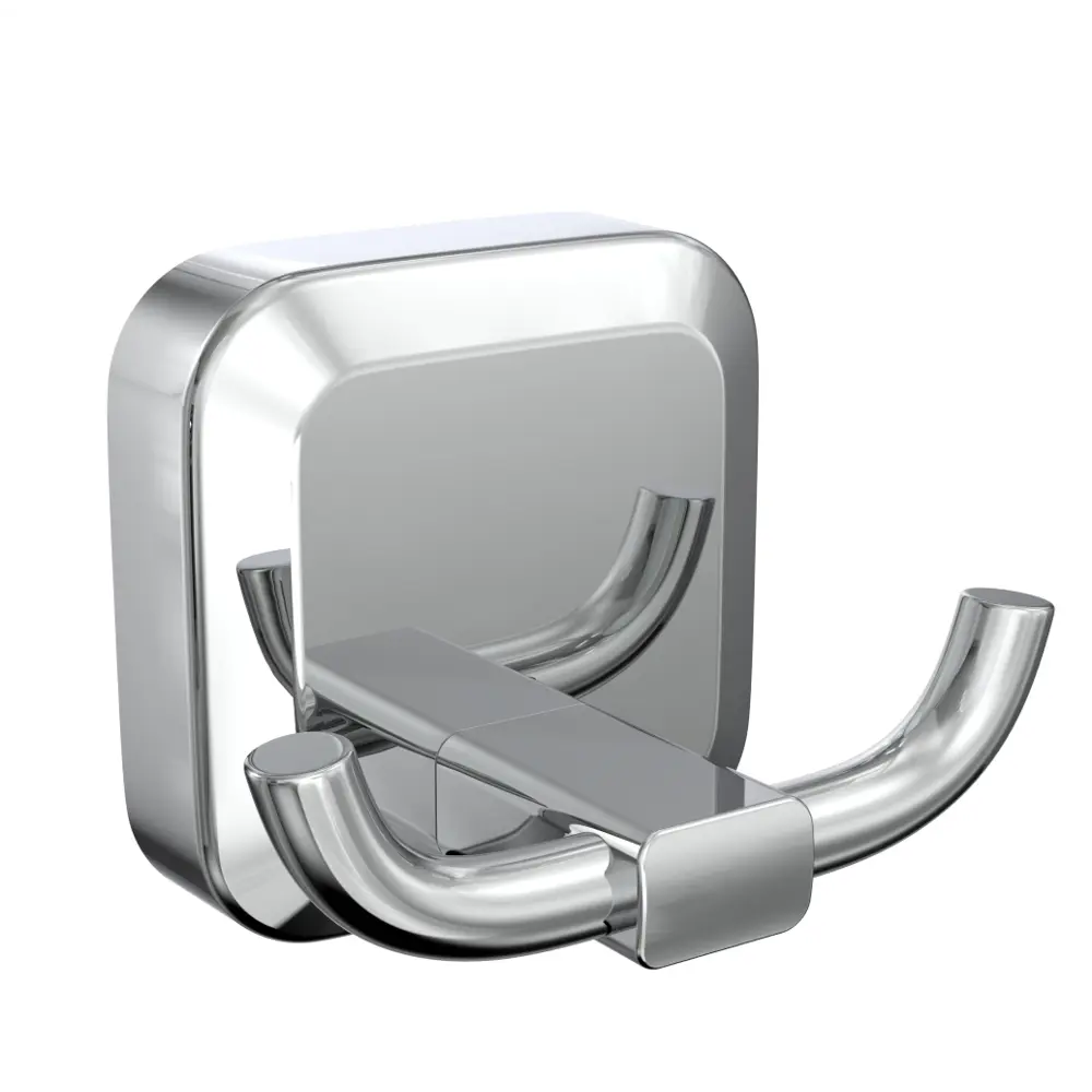 Крючок двухрожковый Lemer Air нержавеющая сталь цвет хром STLM-2023657