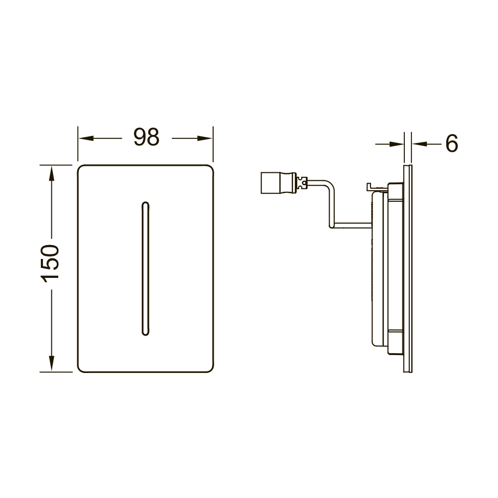 9242031 filo-Solid электронные системы смыва Tece  - Вид №1