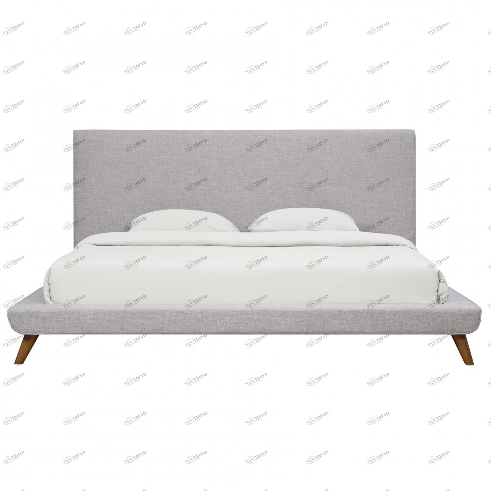 Кровать двуспальная 160х200 серая Chameleo Bare ICON DESIGNE CHAMELEO 177966 Серый 