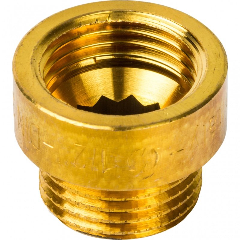 Удлинитель ВН 1/2"х10 мм латунь STOUT SFT0001001210 - Вид №1