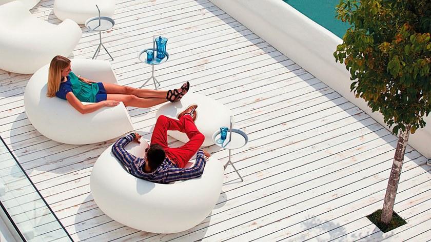 SLIDE Кресло полиэтиленовое с подлокотниками Chubby sun-id-1427827 - Вид №4