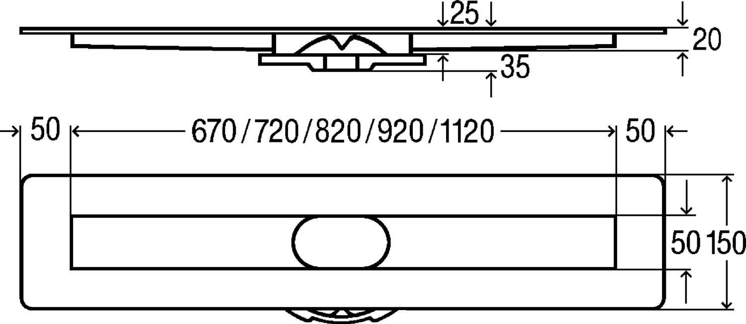 Viega Базовый элемент душевого лотка Advantix 4982.1 (736989) 736 989 - Вид №2