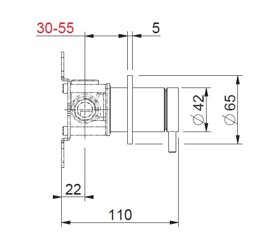 Пульт дистанционного управления из нержавеющей стали BEAMTECH Timeless ARCH-00010520 - Вид №2
