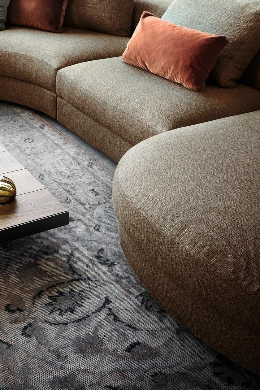 Lema Модульный угловой диван из ткани с шезлонгом sun-id-1432150 - Вид №1