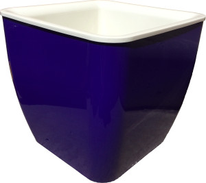 150-8 Горшок д. цветов Square couleurs 14л(7,3л) Фиолетовый/крем. Цветочная коллекция