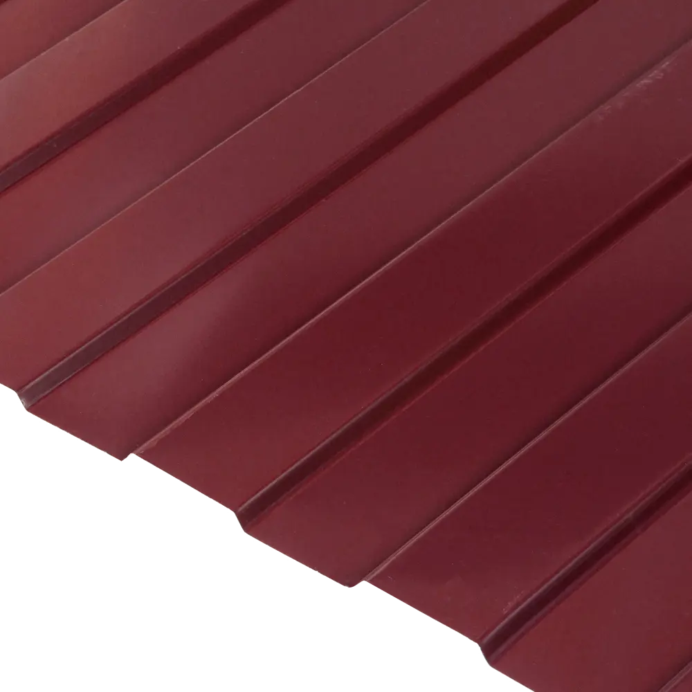 Профнастил Santreyd С8 вишневый для заборов и фасадов 82349834 STLM-0025164