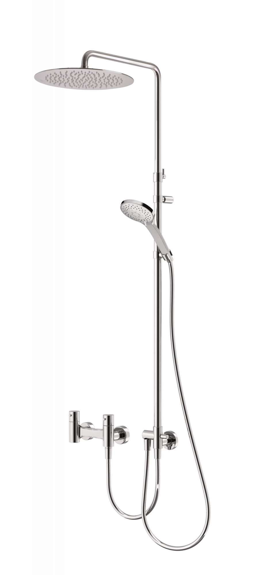 00-1725-N-CR CARIMALI Внешний телескопический душ Così, респектабельный верхний душ MySlim 
