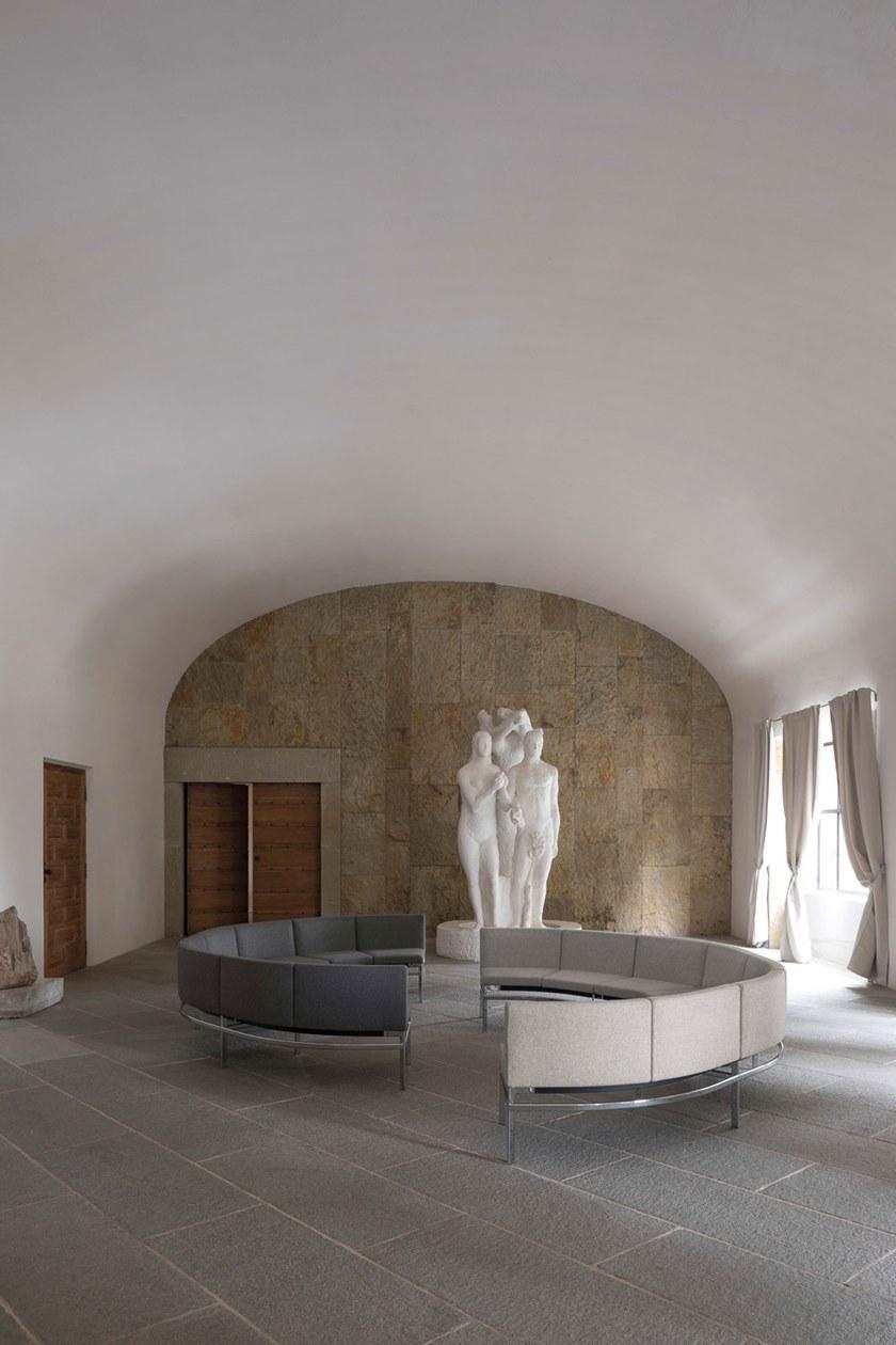 Luxy Изогнутый модульный диван из ткани Ponte sun-id-1503206 - Вид №1