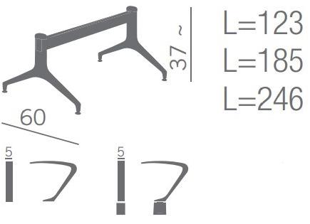 Kastel Сиденье на пластиковой штанге с подлокотниками Kalea sun-id-1454896 - Вид №6