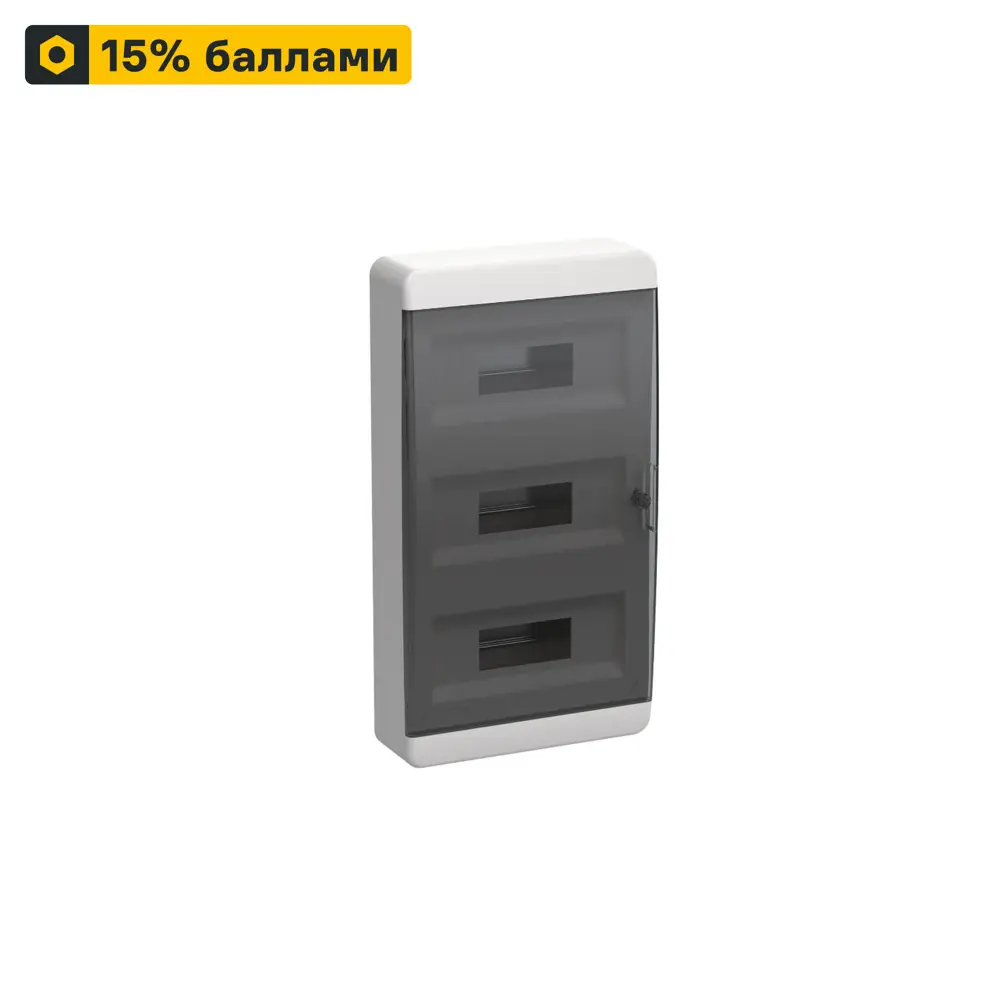 Распределительный щит IEK на 36 модулей с защитой IP41 89370924 STLM-1103470