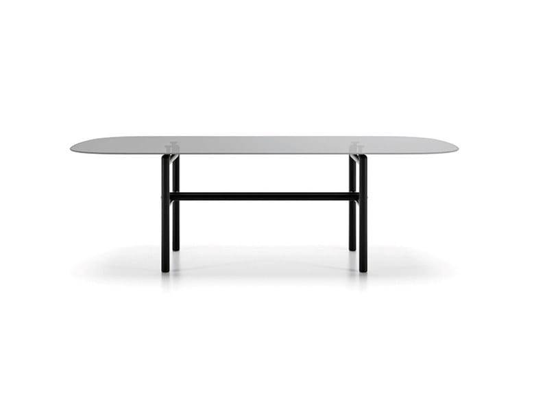 Стеклянный овальный стол Dall'Agnese Supernova ARCH-00098770