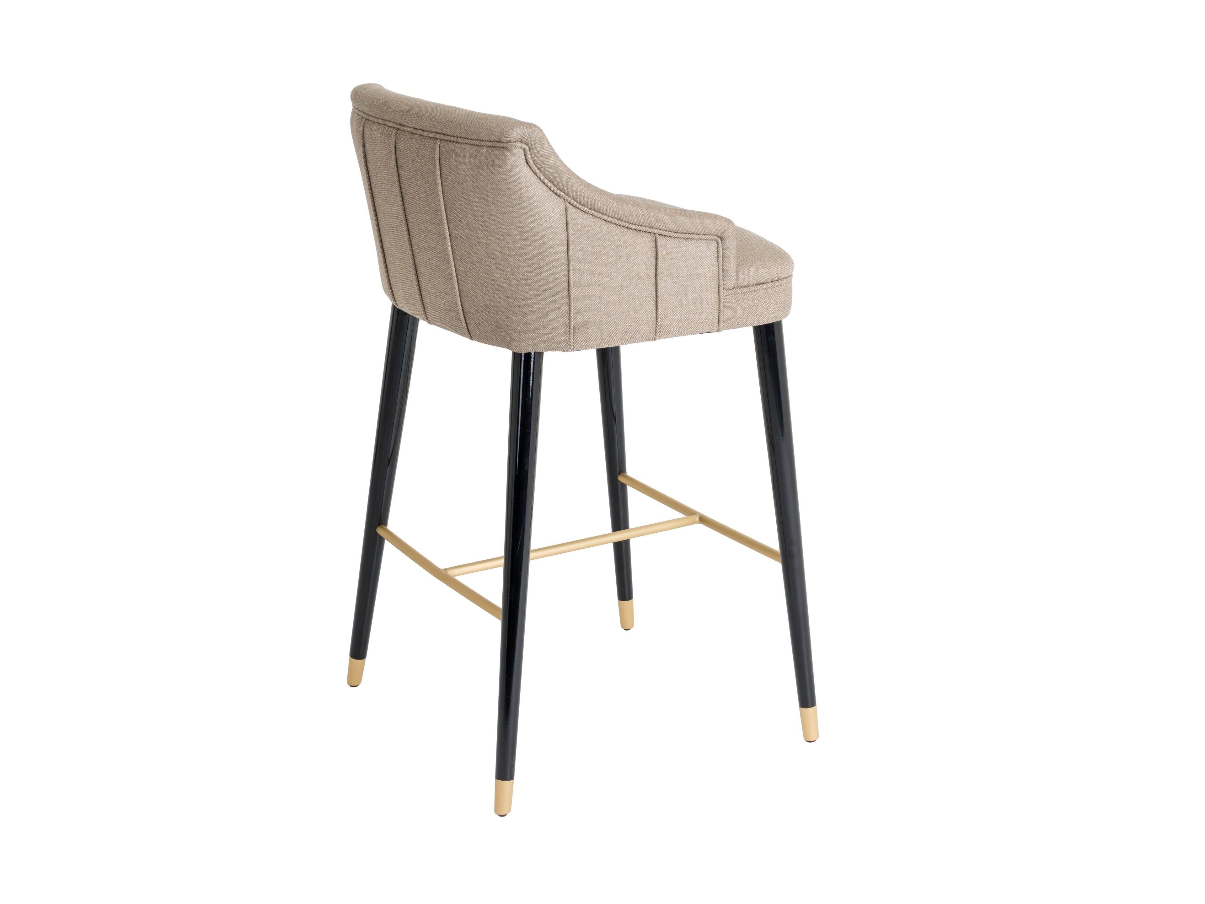 Тканевый барный стул с подставкой для ног Casa Magna CORDOBA ARCH-00007328 - Вид №6