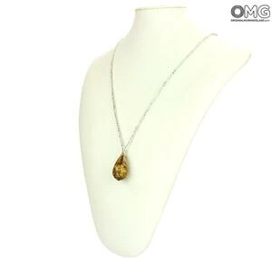 4847 ORIGINALMURANOGLASS Ожерелье с венецианскими бусинами Zattere 170 см