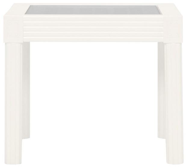 JANUS et Cie Прямоугольный сервисный столик из алюминия и стекла Quadratl sun-id-1512417 - Вид №1