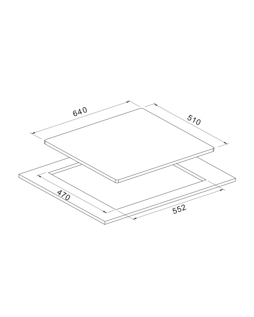 9295453 Газовая варочная поверхность SCHTOFF H 6047 C30 IS BLACK STDN-0110260 - Вид №2