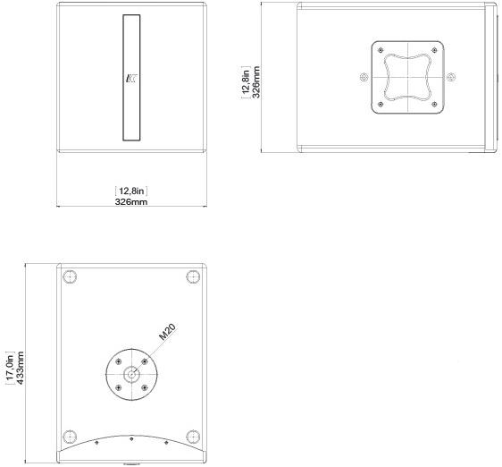 K-array Сверхлегкий 12-дюймовый пассивный сабвуфер Thunder Kmt12p - Вид №1