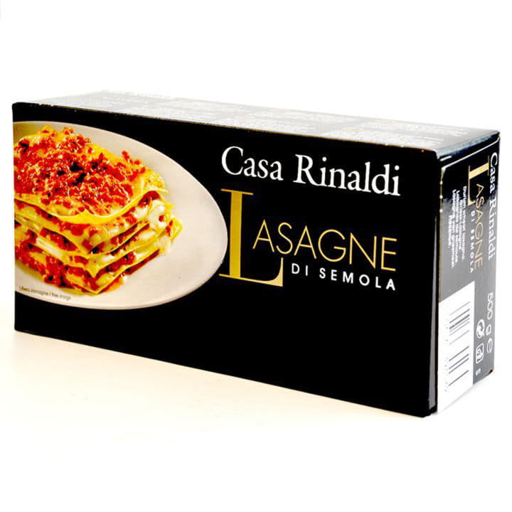 Паста Лазанья из муки твердых сортов пшеницы ручной работы Casa Rinaldi 500 г Santreyd 10131 - Вид №1