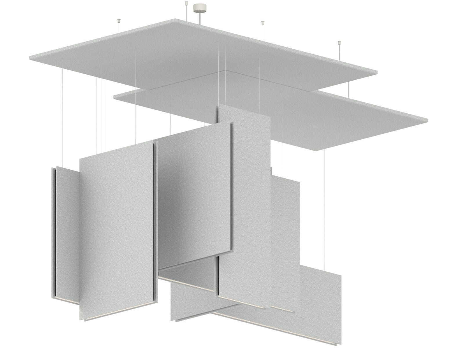 Рециркулированный Pet LED акустический подвесной светильник PROLICHT Колыбельная ARCH-00075621