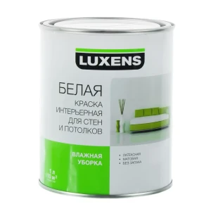 Краска водно-дисперсионная Luxens цвет белый 1 л база 1