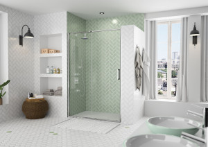 Дверь в нишу AR8SL150REC Merlyn Arysto Хромированный